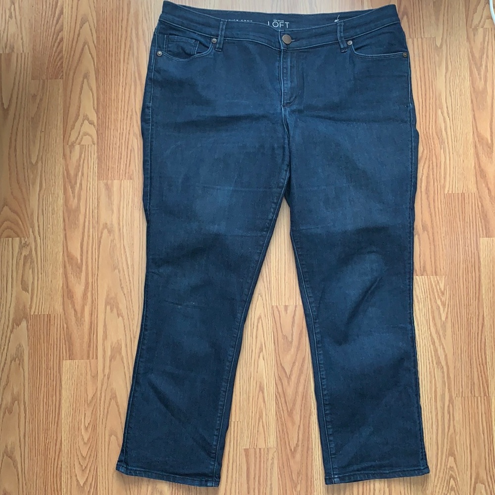 LOFT Denim Cropped Pants